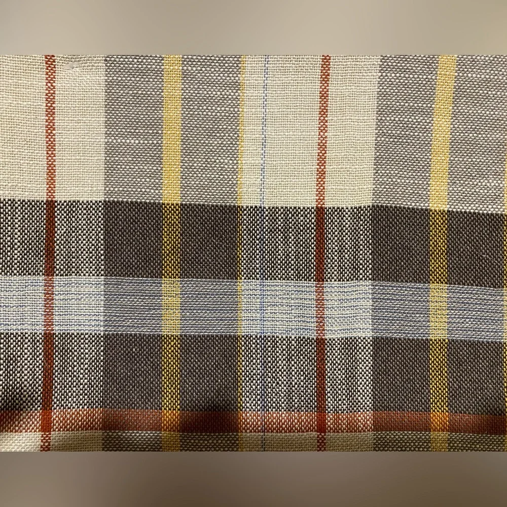 💜 Table Runner 14”x72” Brown Plaid